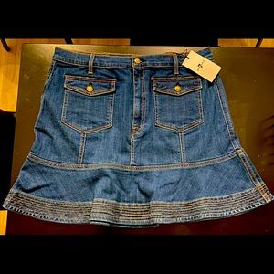 7 for all mankind denim skirt size 14-16 women’s (denim 34)!
